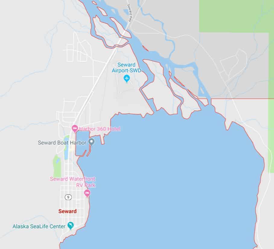 Where To Stay In Seward Alaska Must Know Before You Book Trip Memos Seward Map 