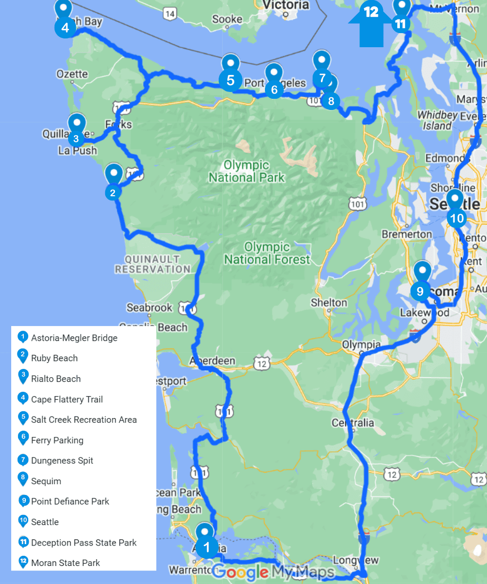 11 Must See Stops On The Washington State Coast Inc An Itinerary Washington State Coast 