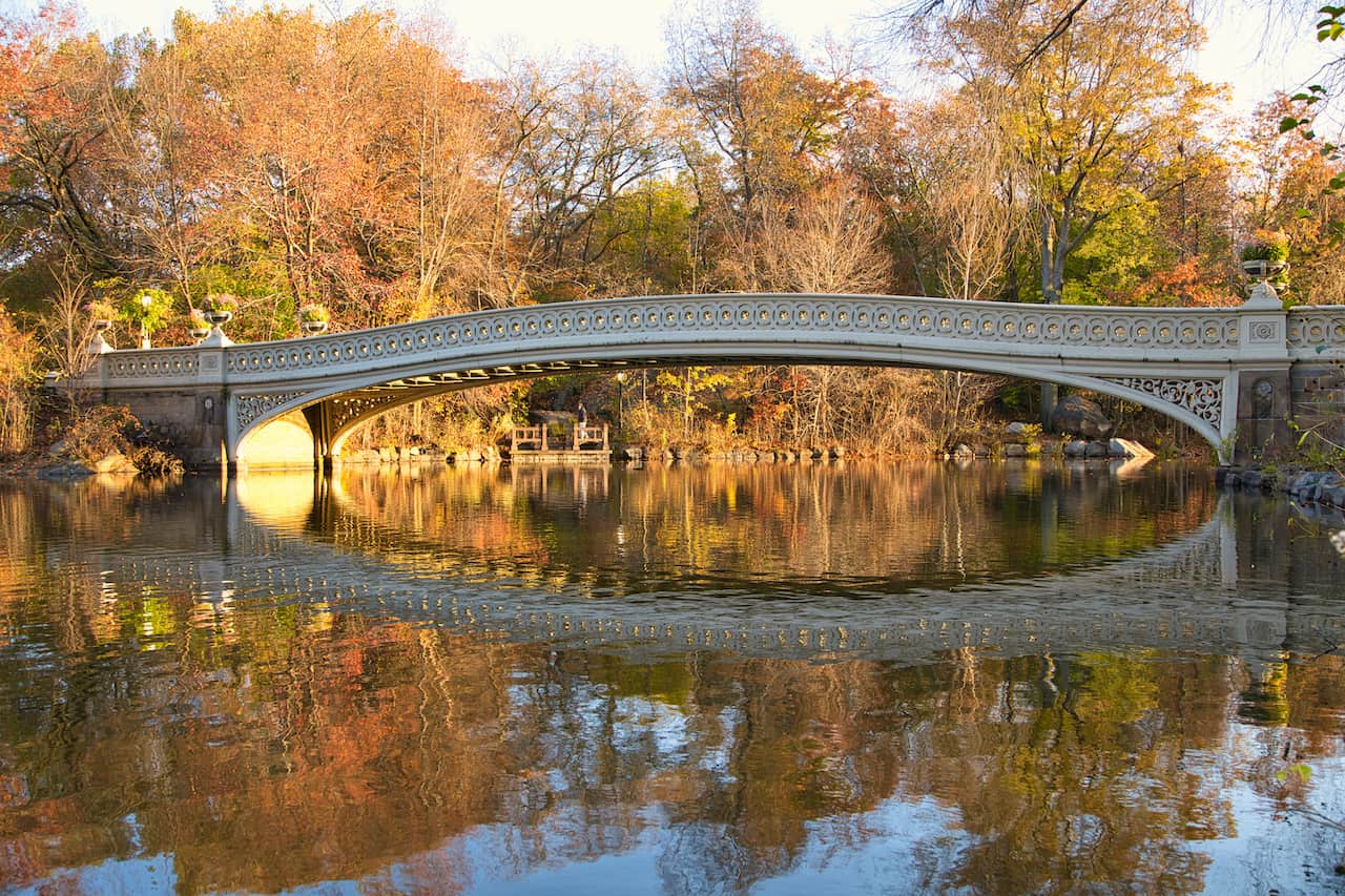 How to visit the central park bow bridge