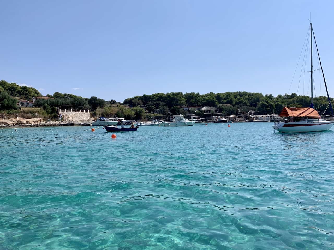 Very solid exterior and a clean interior (for a 55 year old boat). Exploring The Pakleni Islands By Boat A Hvar Boat Rental Guide