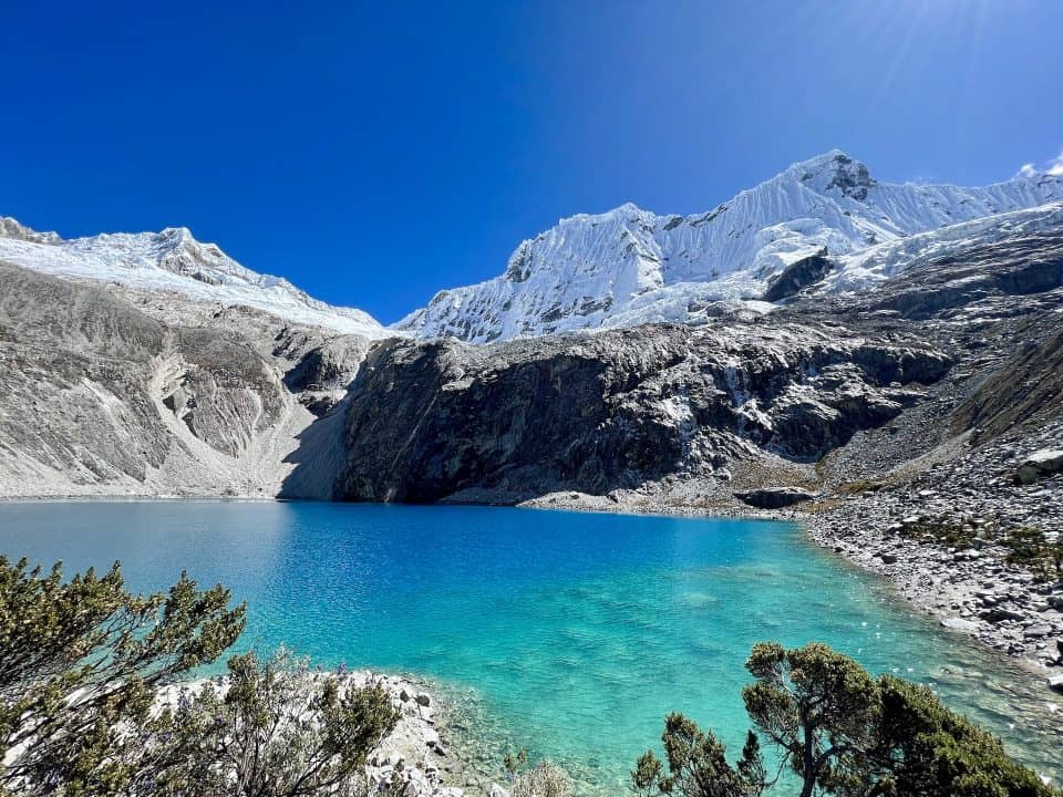 The beautiful laguna 69 hike of huaraz