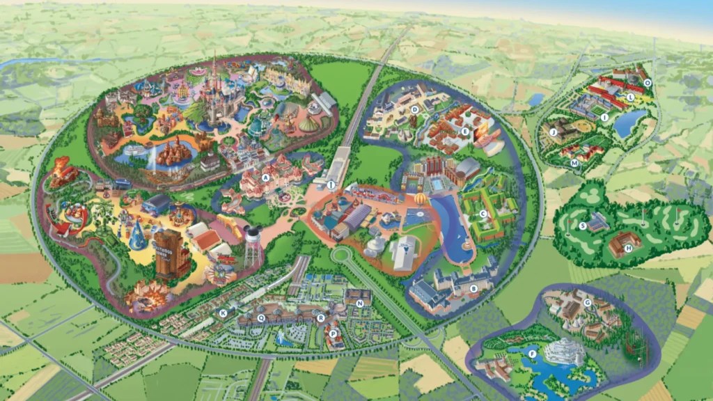 Disneyland Paris Map 2025 DLP Trip Disneyland Paris Map 2024 01