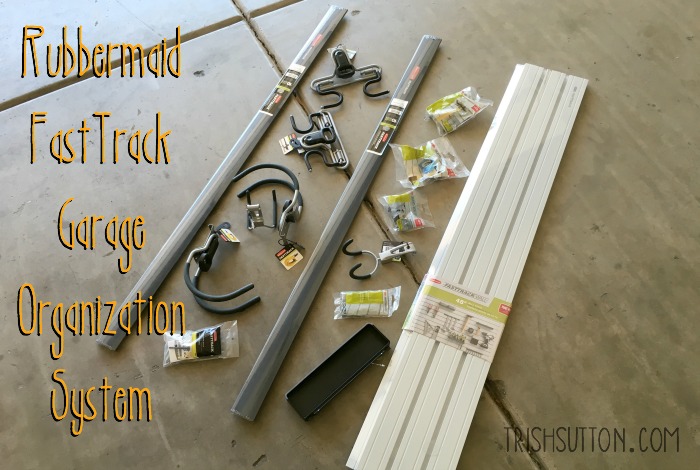 $100 Rubbermaid FastTrack Garage Clean-Up; TrishSutton.com