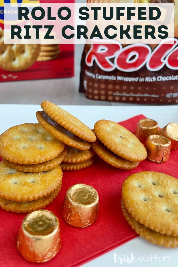 Together the combination of Rolo and Ritz create a perfectly blended Sweet and Salty Treat.