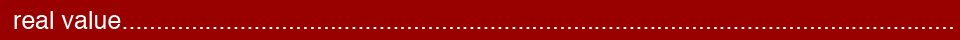 Real Value