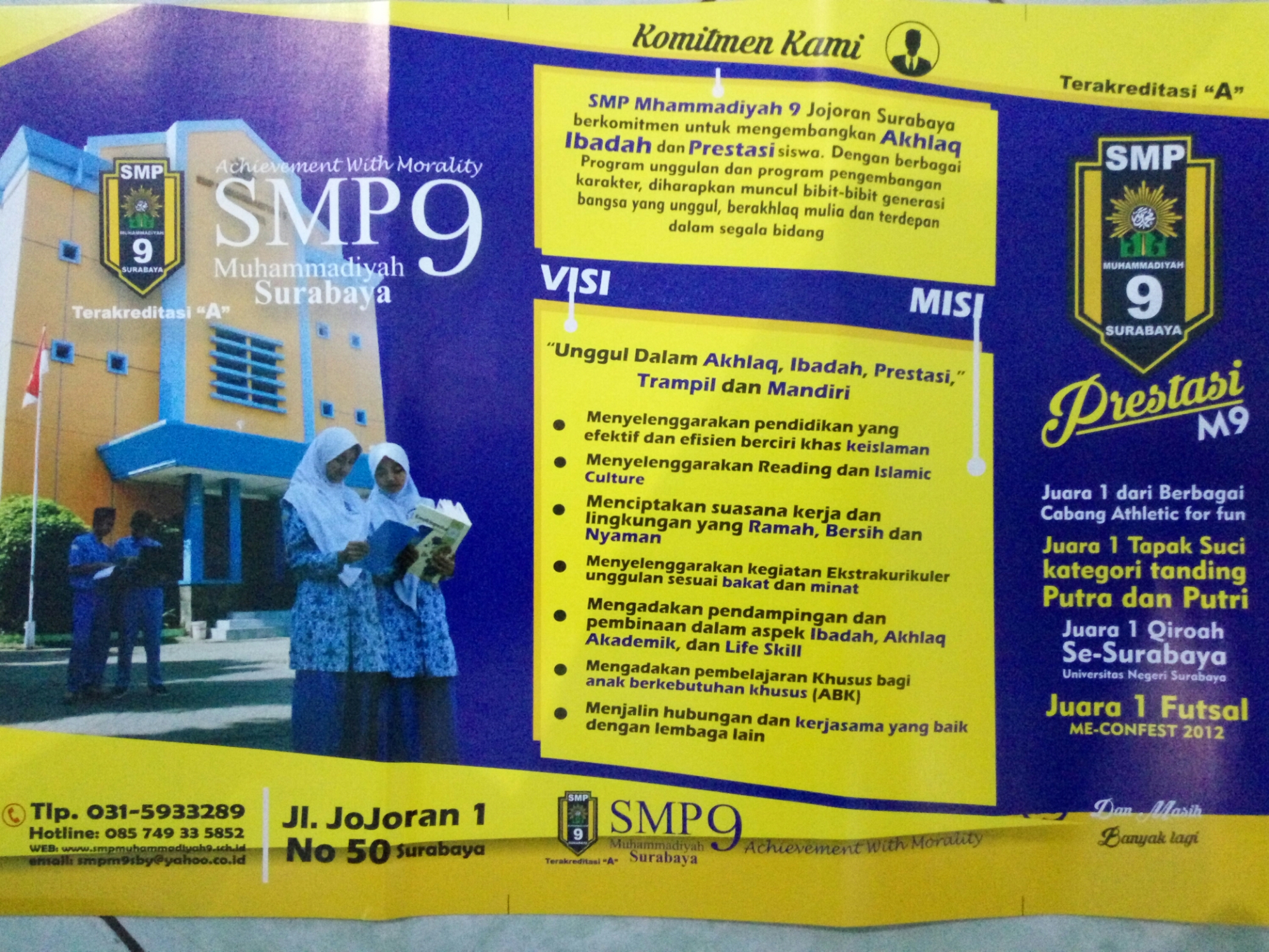 Smp Muhammadiyah 9 S Posts 644 likes 3 talking about this.