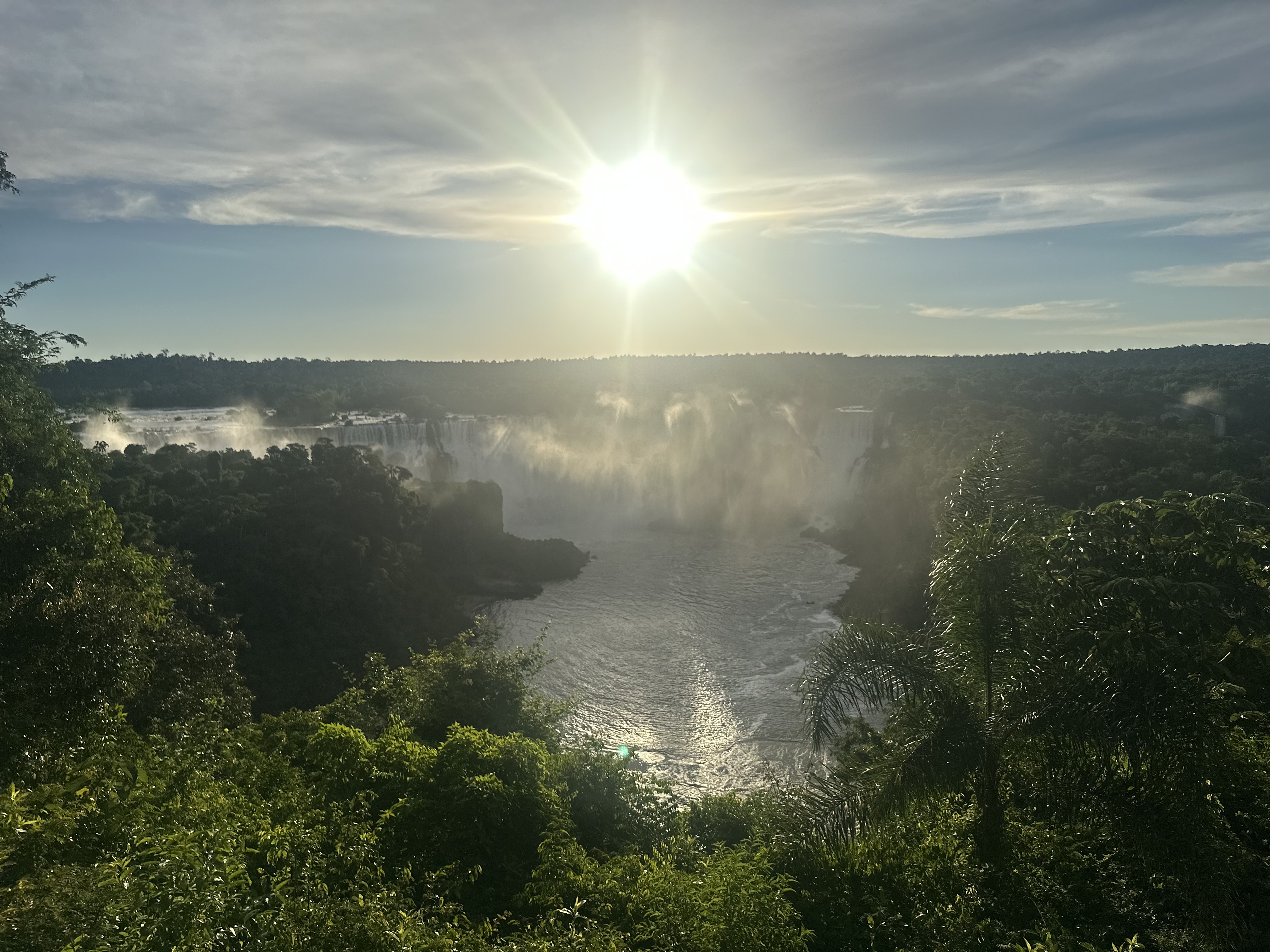 Iguaçu Falls viewed from the Brazilian side