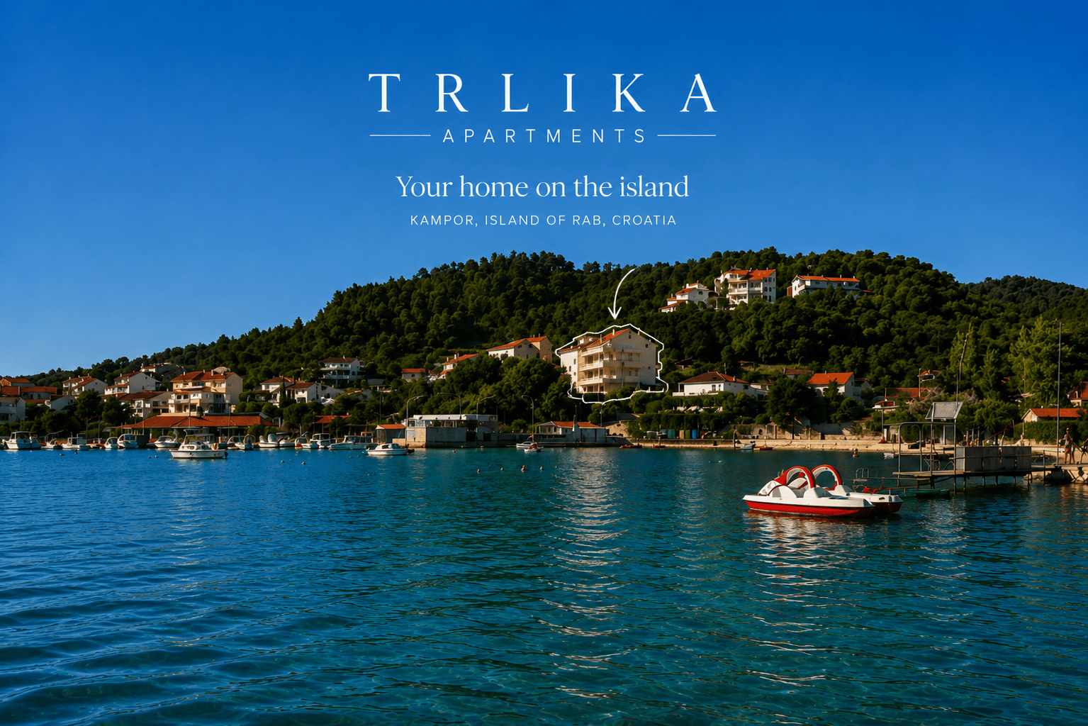 Rab Croatia Kampor Kroatien Apartments Boat Trlika Ivica Mikelic