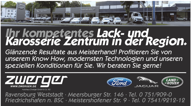 Jaguar Zwerger Premium Cars Gmbh Co Kg Ravensburg