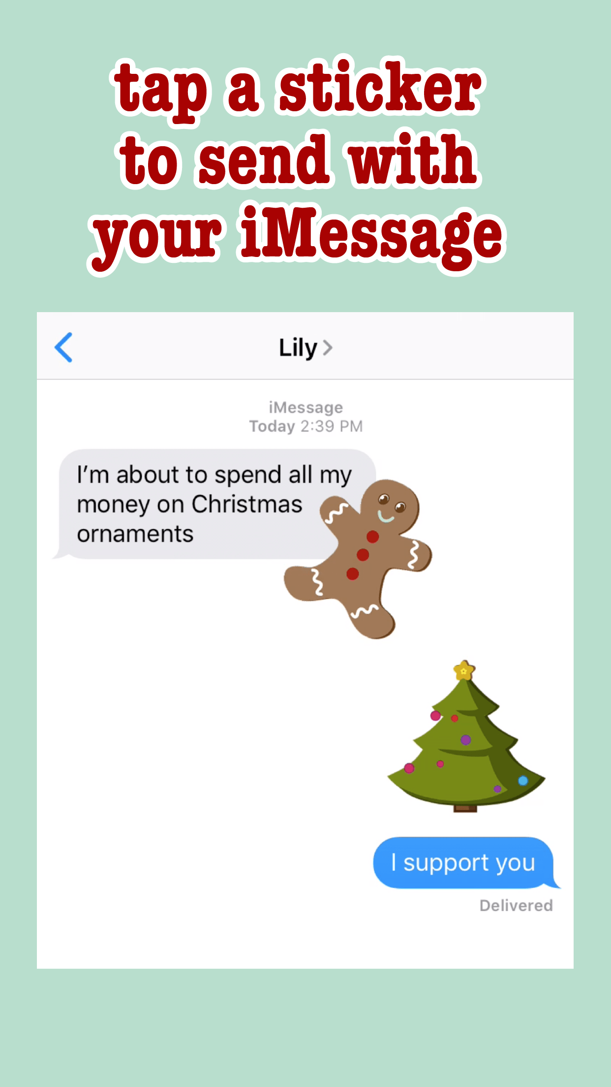 5.5-Inch iPhone Portrait Send Sticker - 1