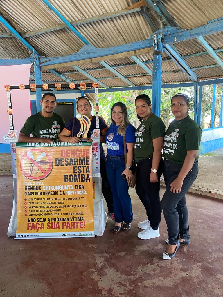 Dengue Awareness Campaign Team in Borba