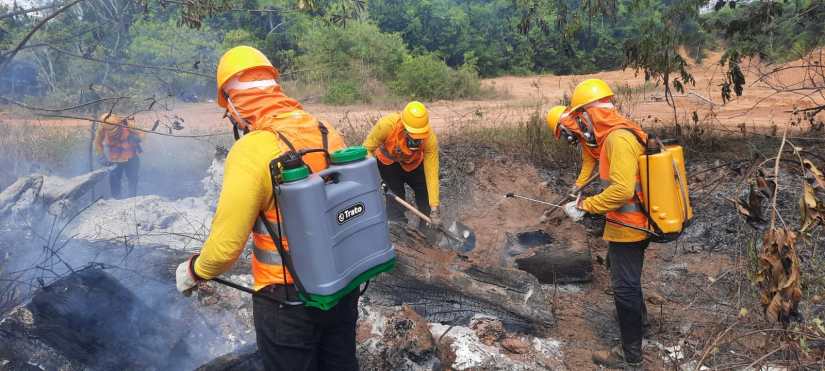 Practical fire training exercise