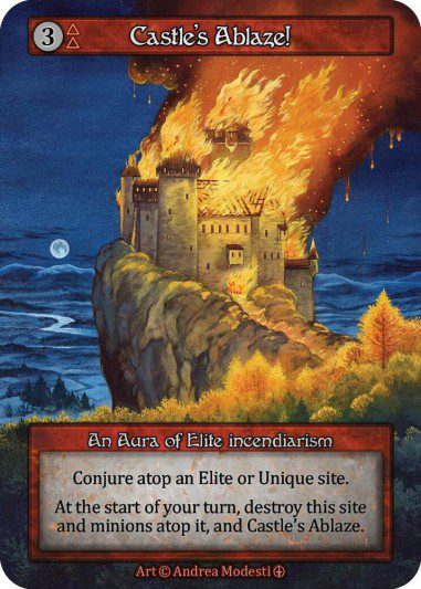 Castle's Ablaze! (foil AL) El.