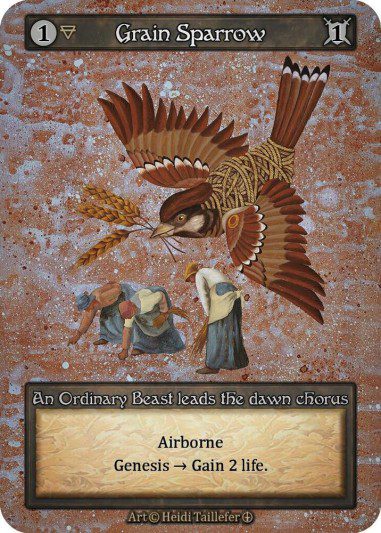 Grain Sparrow (foil AL) Ord.