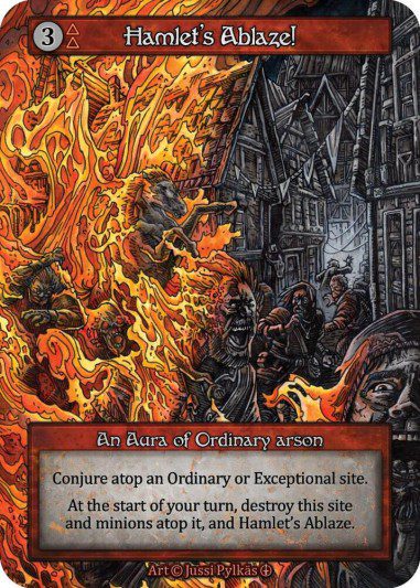 Hamlet's Ablaze! (foil AL) Ord.