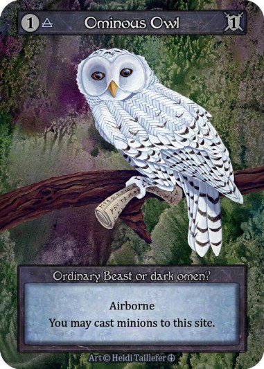 Ominous Owl (foil AL) Ord.