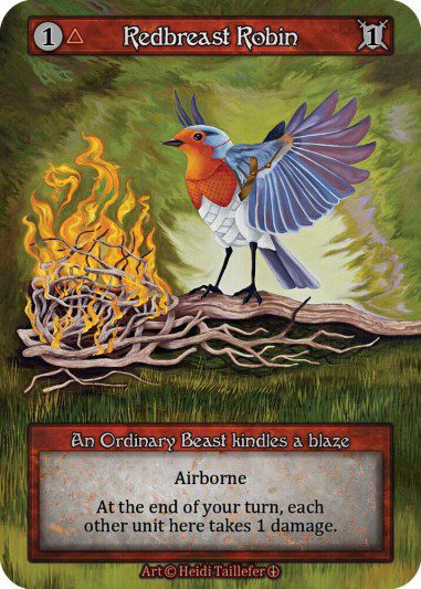 Redbreast Robin (foil AL) Ord.