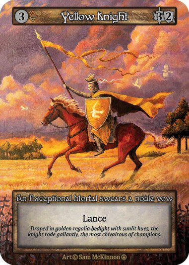 Yellow Knight (foil AL) Exc.