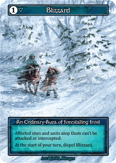 Blizzard  (foil α) Ord.