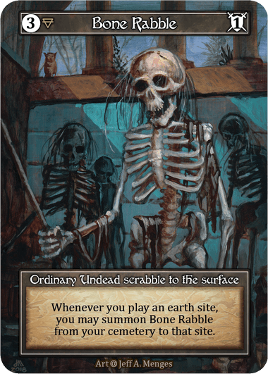 Bone Rabble  (foil α) Ord.