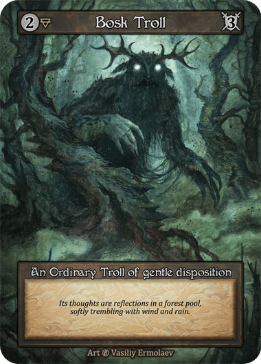 Bosk Troll (foil β) Ord.