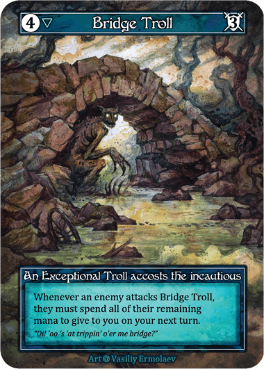Bridge Troll (foil α) Exc.