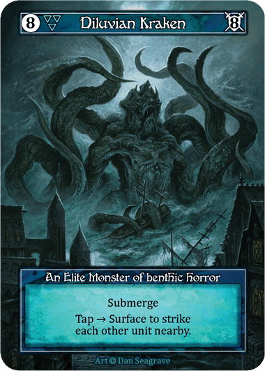 Diluvian Kraken (foil α) El.