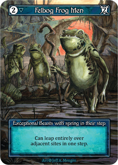 Felbog Frog Men (foil α) Exc.