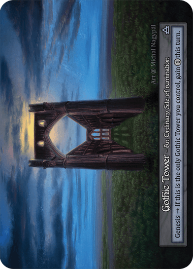 Gothic Tower (foil β) Ord.