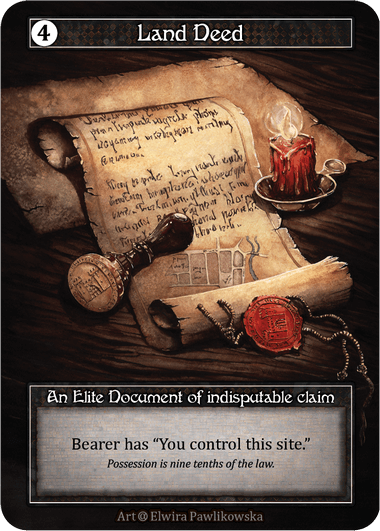 Land Deed (foil α) El.