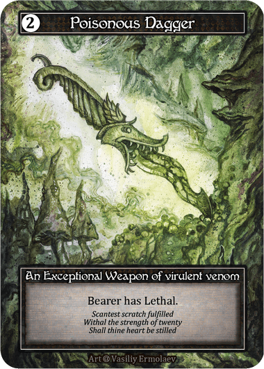 Poisonous Dagger (foil α) Exc.