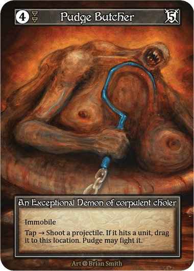 Pudge Butcher (foil α) Exc.