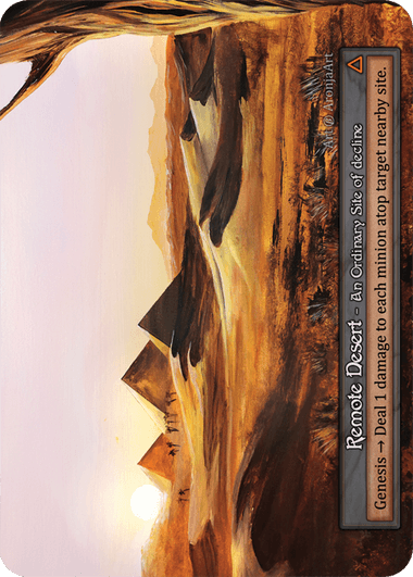 Remote Desert (foil β) Ord.