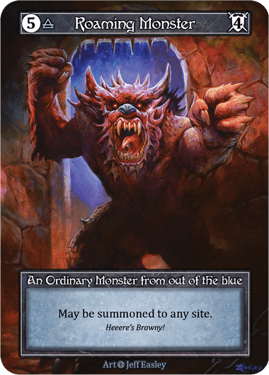 Roaming Monster (foil α) Ord.
