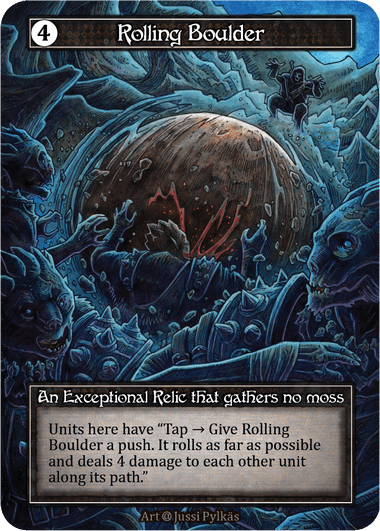 Rolling Boulder (foil α) Exc.