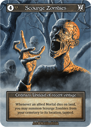 Scourge Zombies  (foil α) Ord.