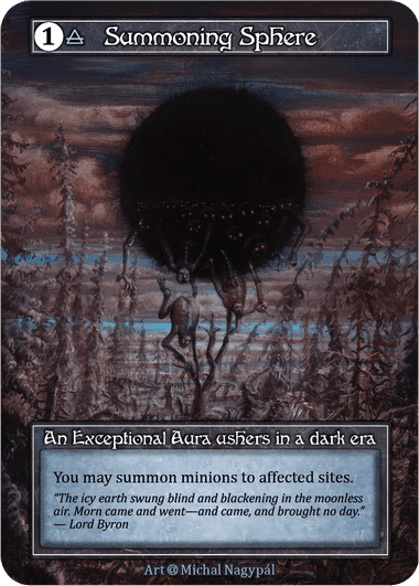 Summoning Sphere (foil α) Exc.