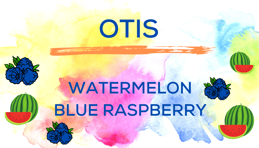 Shaved Ice Flavors-Tropical Sno Peoria-OTIS - sweet watermelon, tart blue raspberry