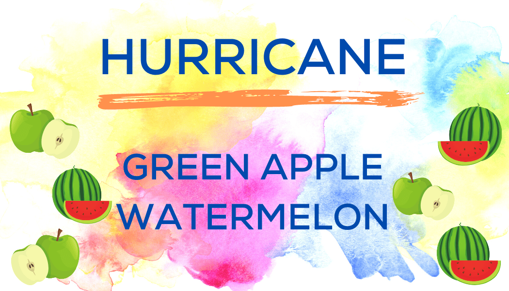 Shaved Ice Flavors-Tropical Sno Peoria-GUMMY WORM- bright green apple, sweet watermelon