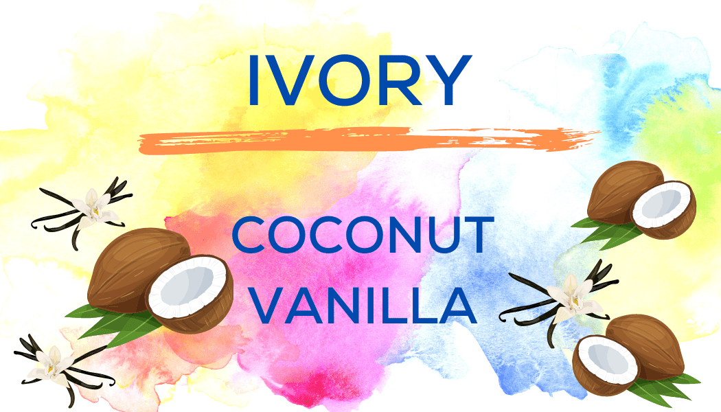 Shaved Ice Flavors-Tropical Sno Peoria-IVORY- creamy coconut, sweet vanilla