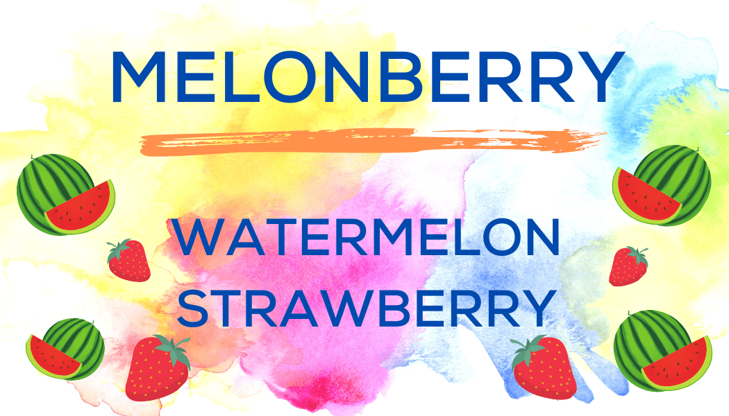 Shaved Ice Flavors-Tropical Sno Peoria-MELONBERRY- watermelon, strawberry