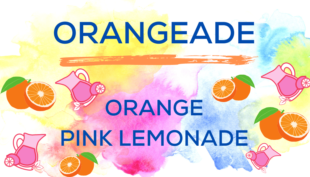 Shaved Ice Flavors-Tropical Sno Peoria- ORANGEADE- juicy orange, tart pink lemonade