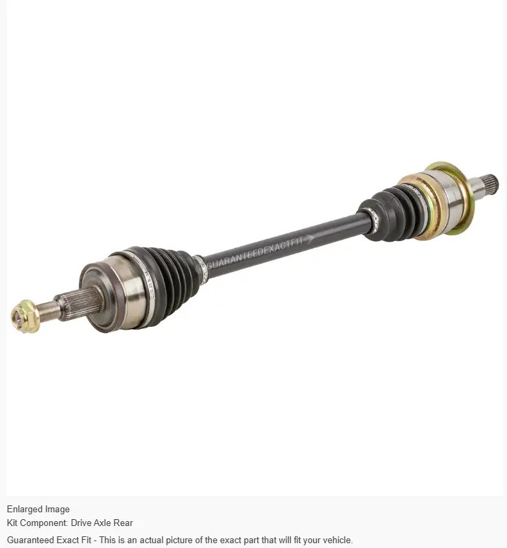 Dodge Charger Rear Wheel Drive - 3.6L Engine - Rear Pair of Drive Axles/CV Axle Assemblies - Image 3
