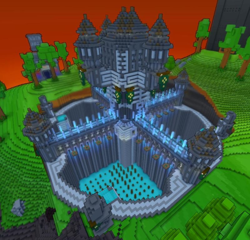 Tower Of Knowledge Trovesaurus - Beautiful Landscape Background - Retina