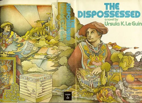 The Dispossessed original book cover, 1974