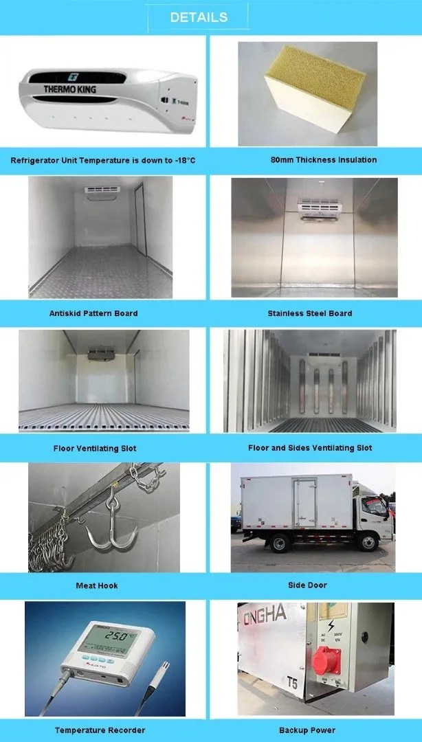 Sinotruk 5 ton Refrigerator RHD Exw China