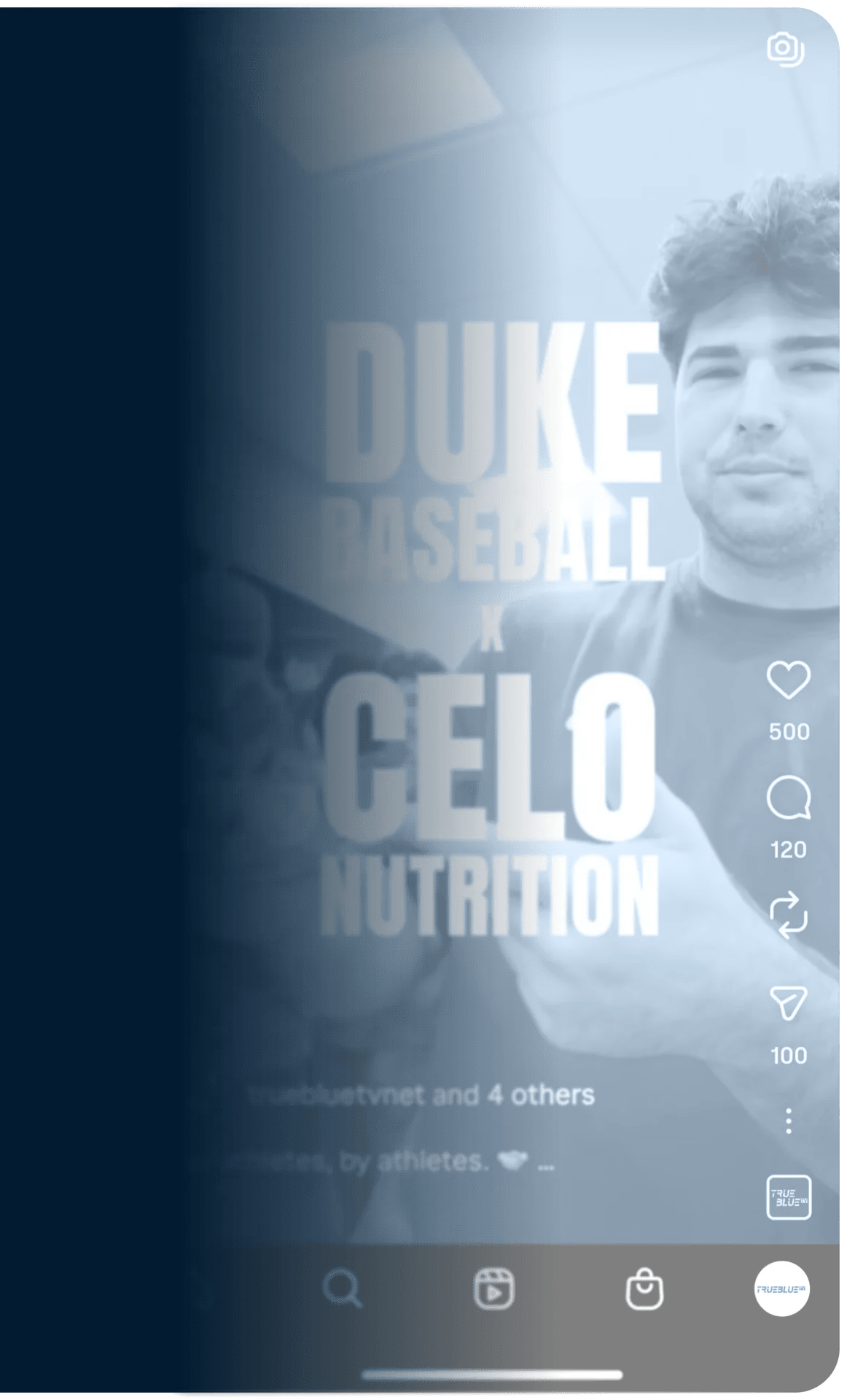Duke baseball and GELO Nutrition partnership graphic