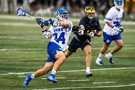 Claire An shooting during Duke lacrosse game