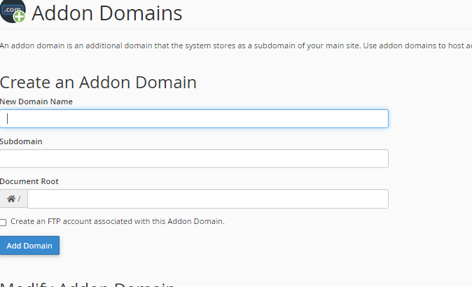 How to convert a primary domain on a cpanel into an addon domain on another cpanel