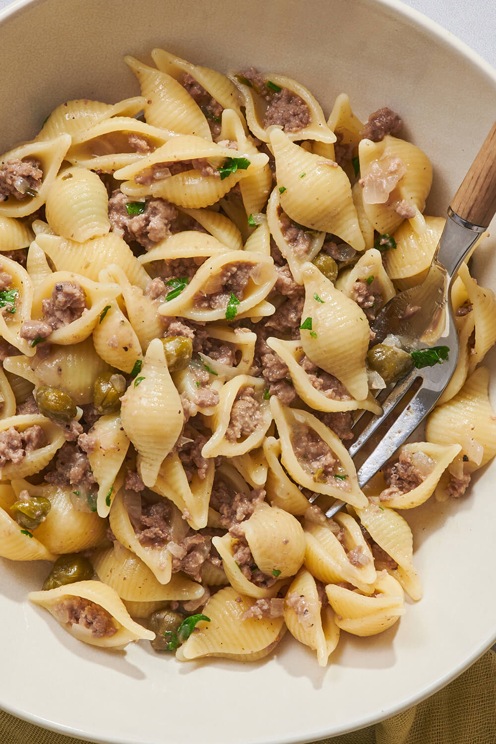 Beef and Shell Pasta